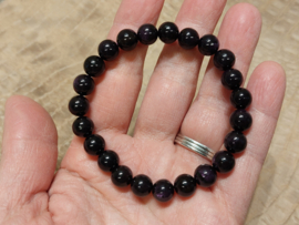 Purpuriet kogelarmband 8 mm