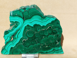 Malachiet schijf/slab