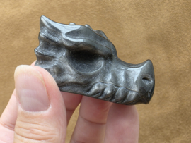 Zilver obsidiaan draak