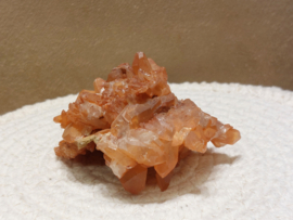 Tangarine kwarts cluster
