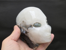 Mosagaat elfen being met labradoriet ogen