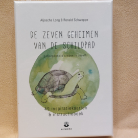 De zeven geheimen van de schildpad, kaarten en boek