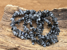 Sneeuwvlok obsidiaan armband split
