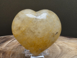 Golden healer of limoniet kwarts hart