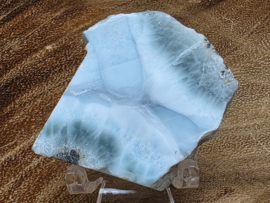 Larimar schijfje/plakje