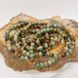 Groene opaal kogelarmband 6mm