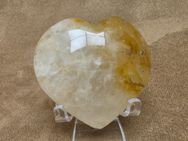 Golden healer of limoniet kwarts hart