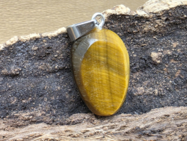 Tijgeroog hanger skullie