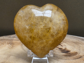 Golden healer of limoniet kwarts hart