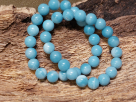 Amazoniet kogelarmband 10 mm