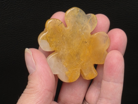 Golden healer of limoniet kwarts klavertje vier