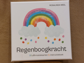 Regenboogkracht, affirmatiekaarten van Rosalinda Weel