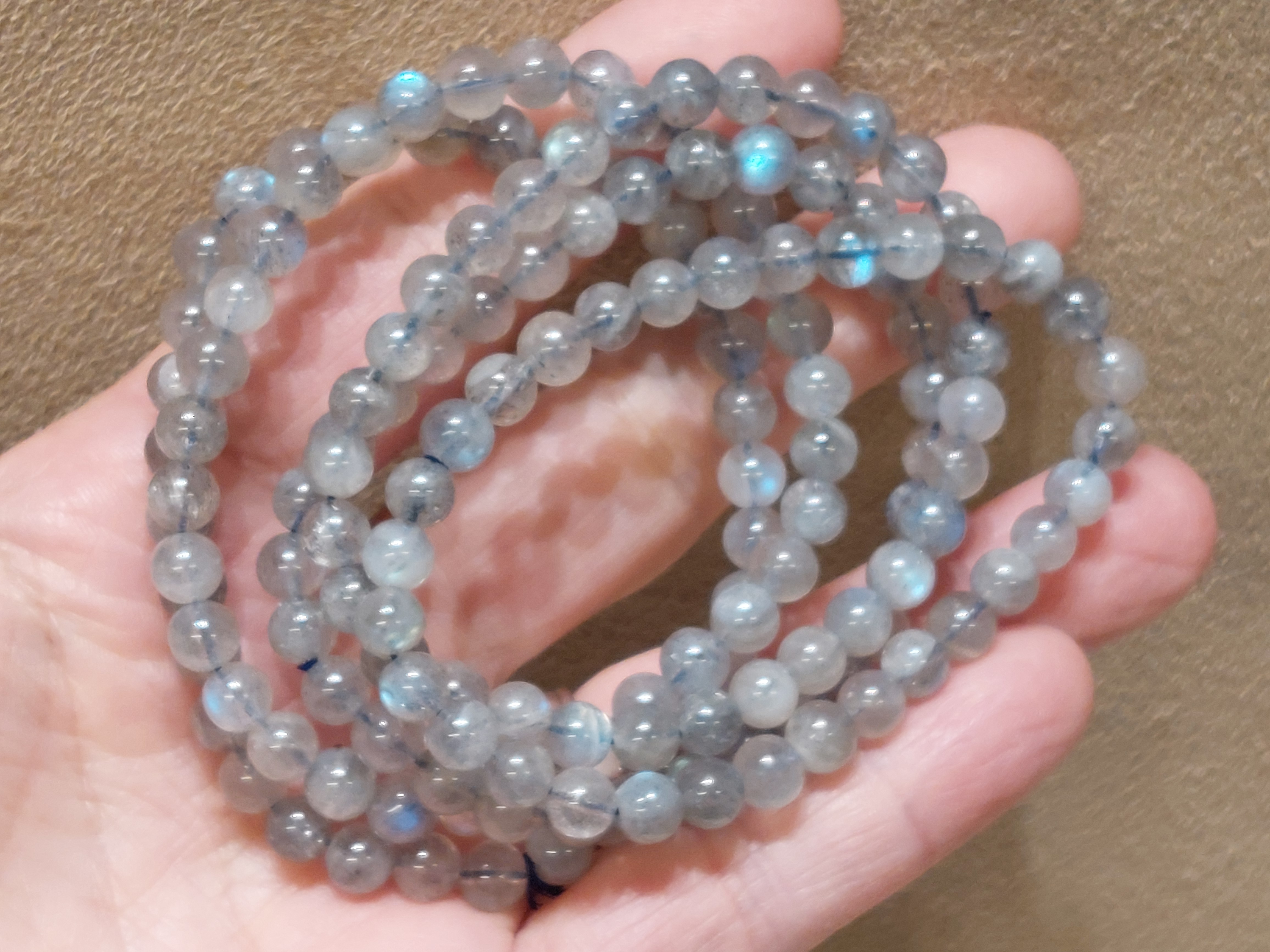 Labradoriet kogelarmband 6mm