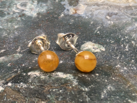 Barnsteen oorbellen