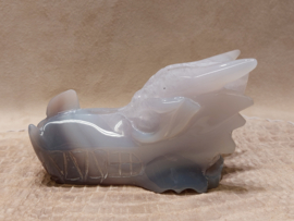 Agaat geode draak