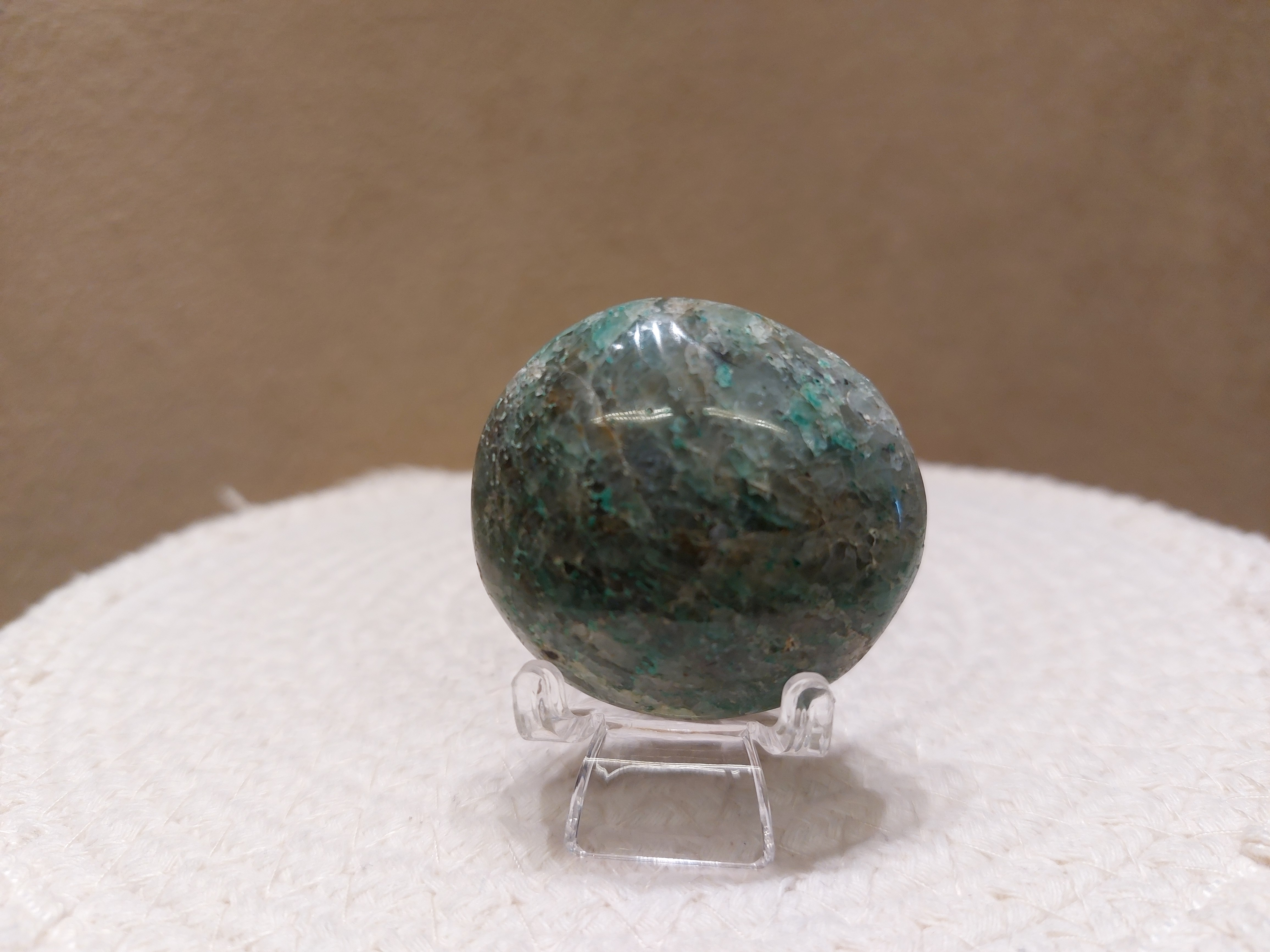 Chrysocolla handsteen