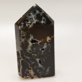 Agaat punt met geode