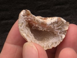 Agaat geode set/paartje