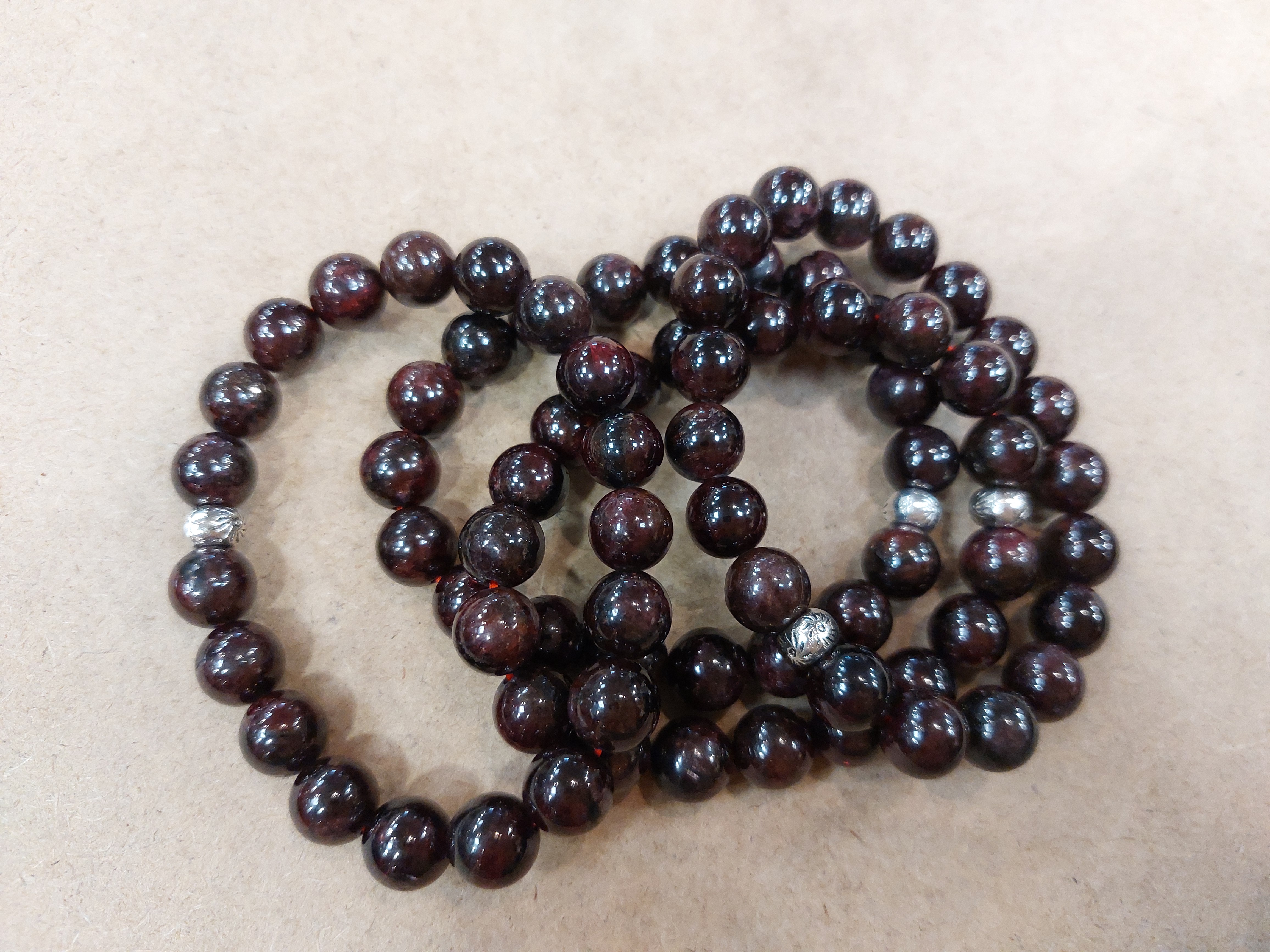 Granaat almandien armband 10mm
