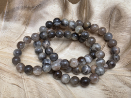 Zwarte maansteen armband 8mm
