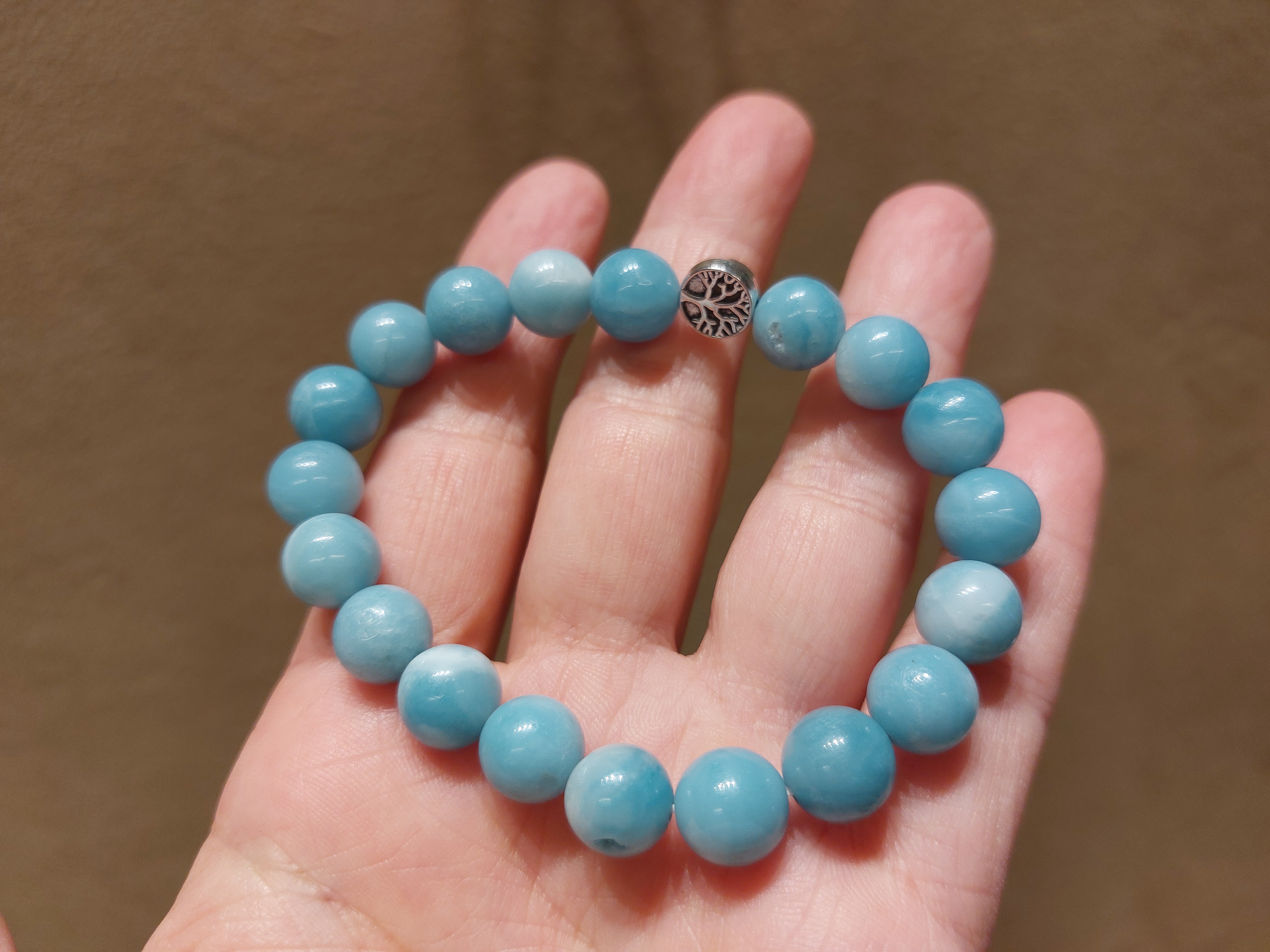Amazoniet armband 10 mm