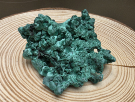 Malachiet ruw cluster/zijde malachiet, Congo