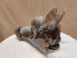 Agaat geode draak