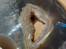 Agaat geode ei 14cm