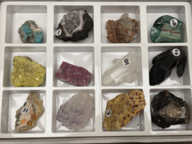 Verzameldoos met 12 stenen