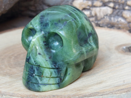 Jade human skull