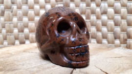 Mahonie obsidiaan human skull