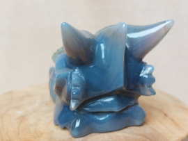 Agaat geode draak