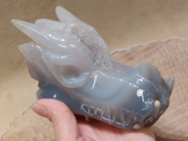 Agaat geode draak