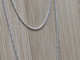 Zilveren ketting 70 cm