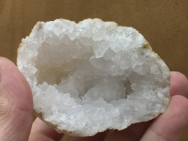 Bergkristal geode set