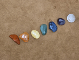 Chakra set knuffelstenen