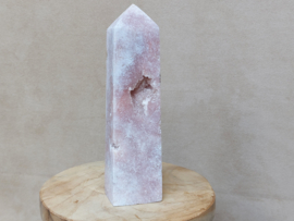 Roze amethist punt