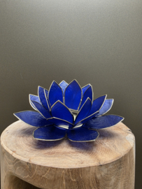 Lotus sfeerlicht violet met goudrand