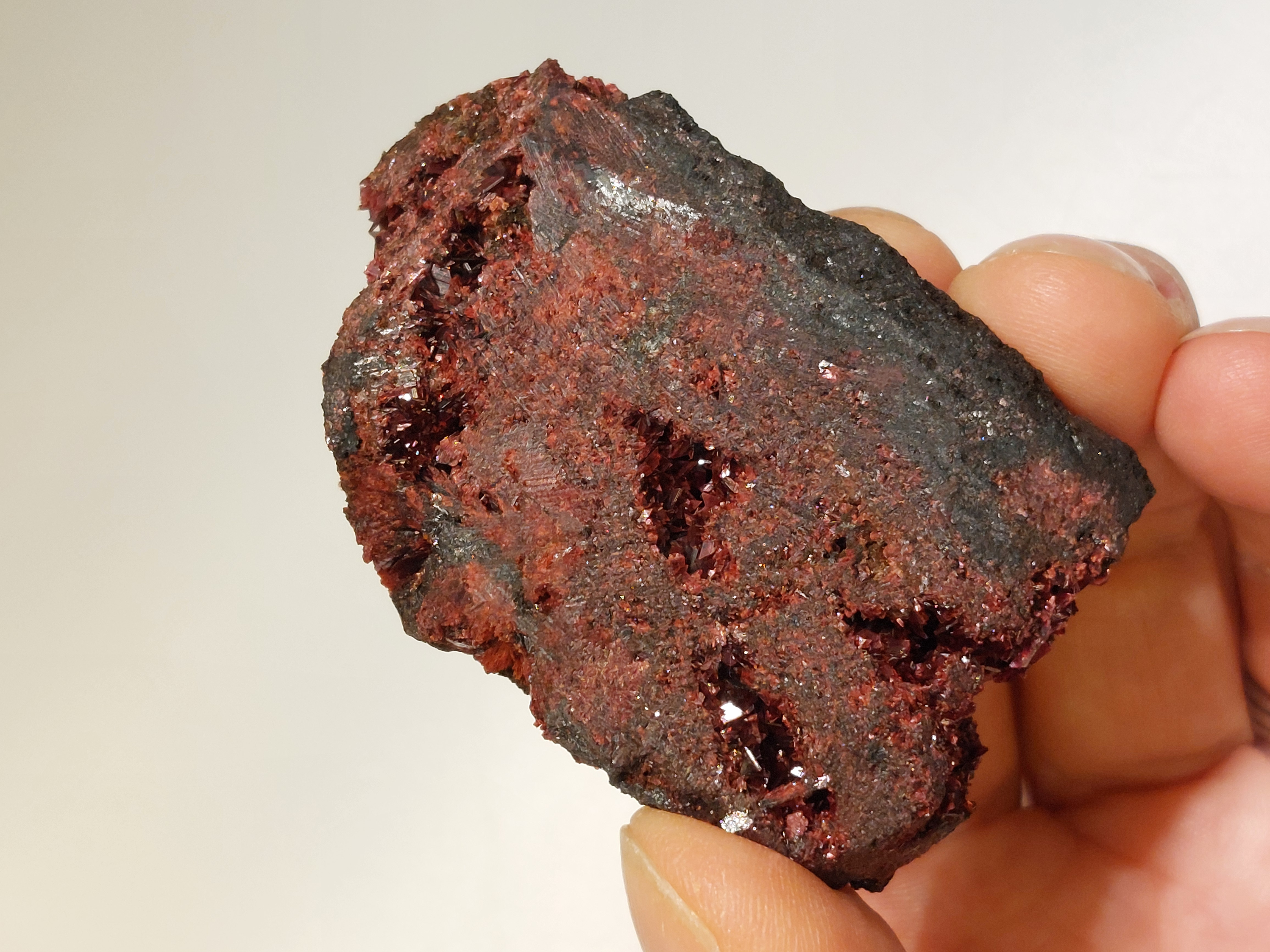 Erytriet cluster gekristalliseerde groeivorm