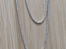 Zilveren ketting 45 cm