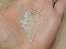 Zilveren ketting 65 cm