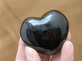 Zwarte toermalijn hart