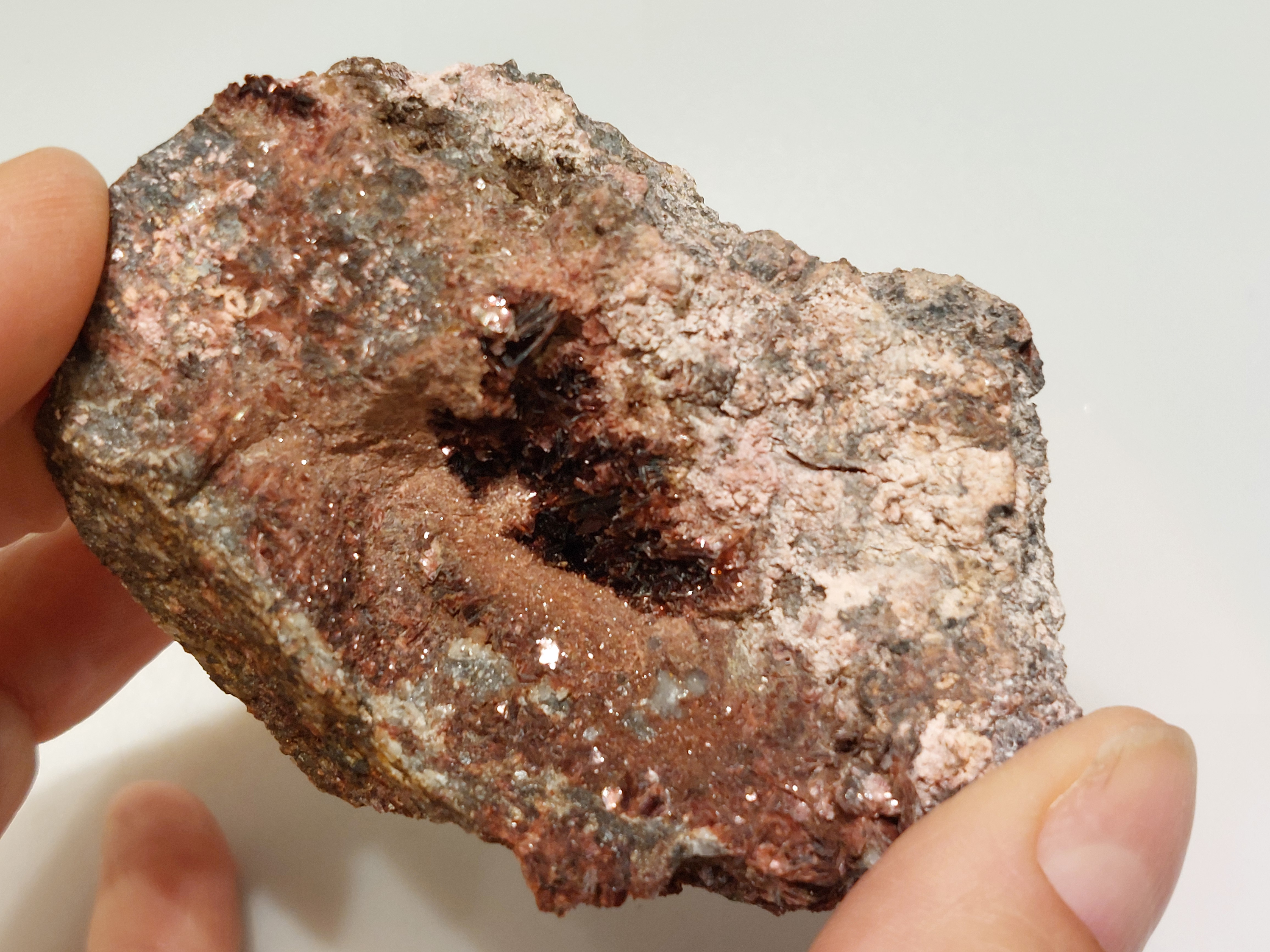 Erytriet cluster gekristalliseerde groeivorm