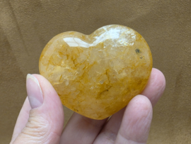 Golden healer of limoniet kwarts hart