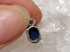 Lapis lazuli hangertje in zilver