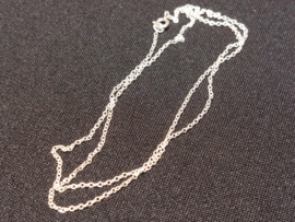 Zilveren ketting 50 cm