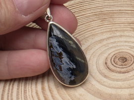 Pietersiet hanger in zilver