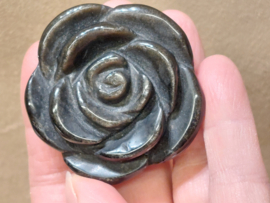Goud obsidiaan bloem