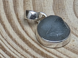 Chalcedoon hanger in zilver