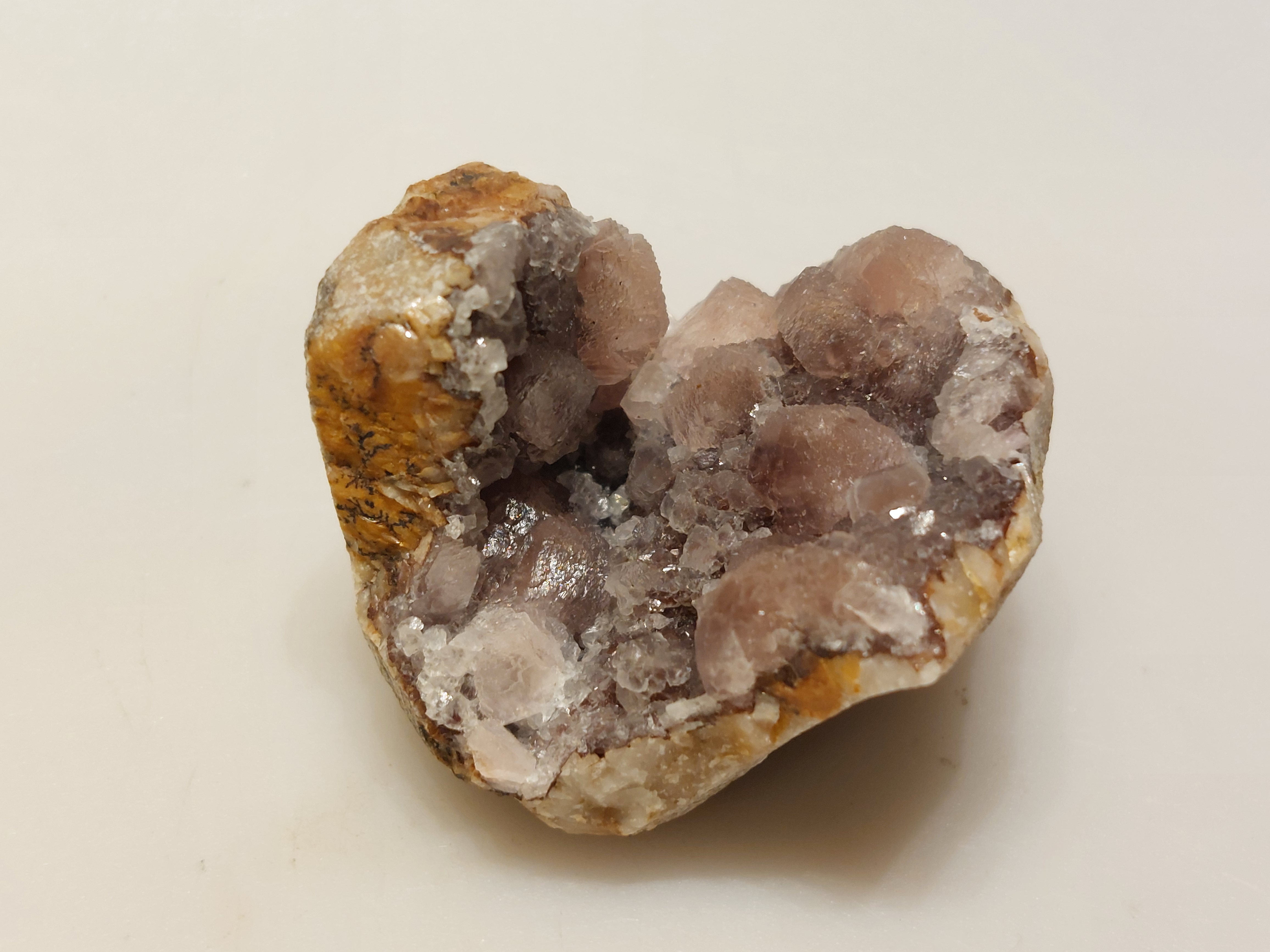 Kobalt calciet cluster uit Marokko